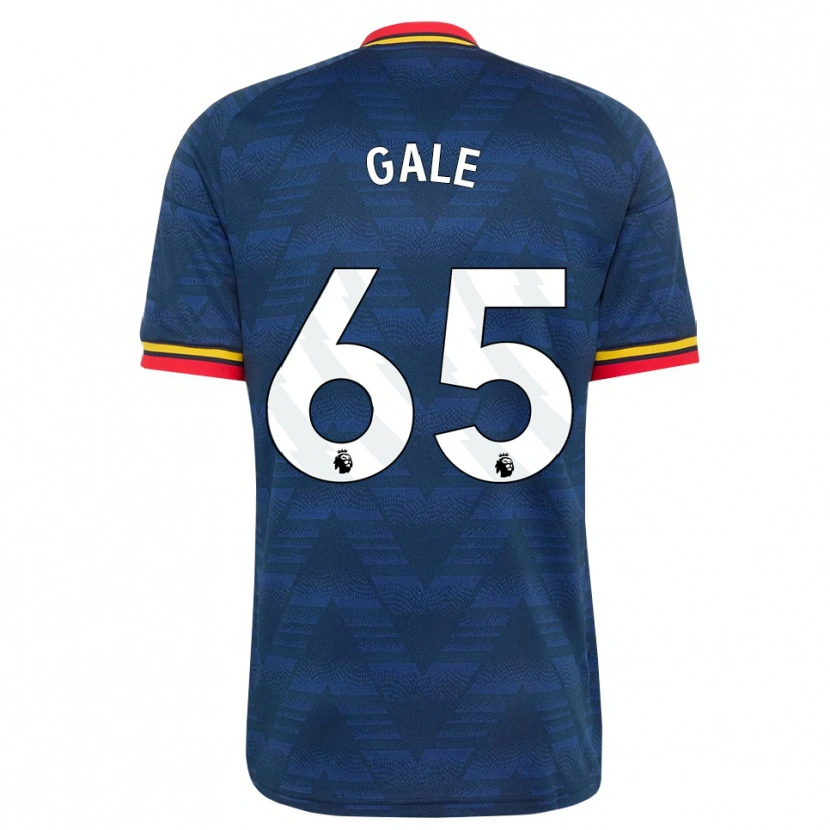 Danxen Dames Jessie Gale #65 Middernachtblauw Geel Rood Uitshirt Uittenue 2026/27 T-Shirt