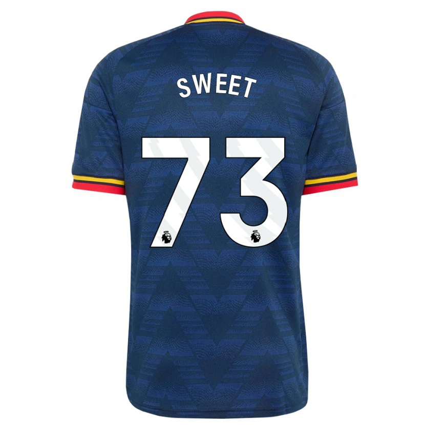 Danxen Dames James Sweet #73 Middernachtblauw Geel Rood Uitshirt Uittenue 2026/27 T-Shirt