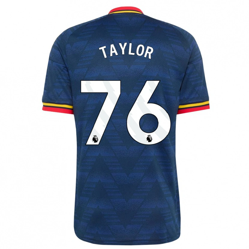 Danxen Dames Kido Taylor Hart #76 Middernachtblauw Geel Rood Uitshirt Uittenue 2026/27 T-Shirt