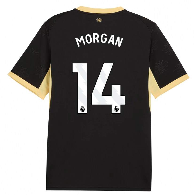 Danxen Dames Esme Morgan #14 Zwart Geel Uitshirt Uittenue 2026/27 T-Shirt
