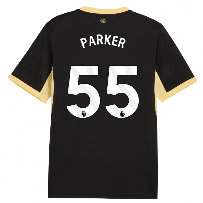 Danxen Dames Harrison Parker #55 Zwart Geel Uitshirt Uittenue 2026/27 T-Shirt