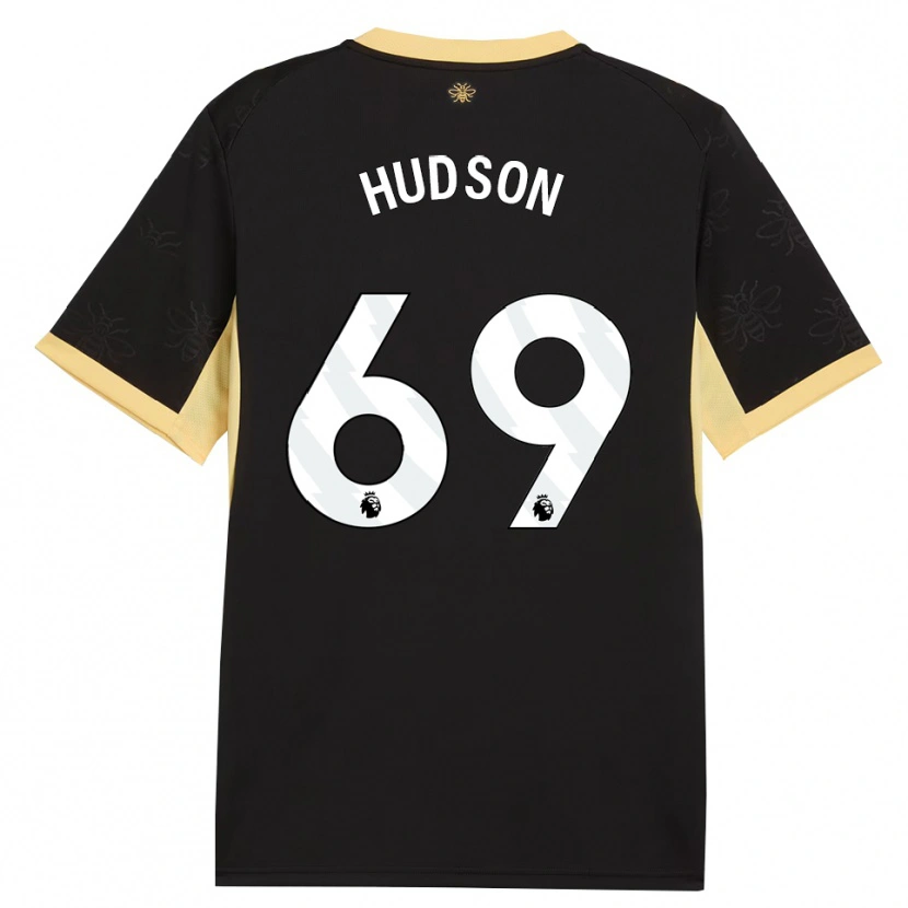 Danxen Dames Max Hudson #69 Zwart Geel Uitshirt Uittenue 2026/27 T-Shirt