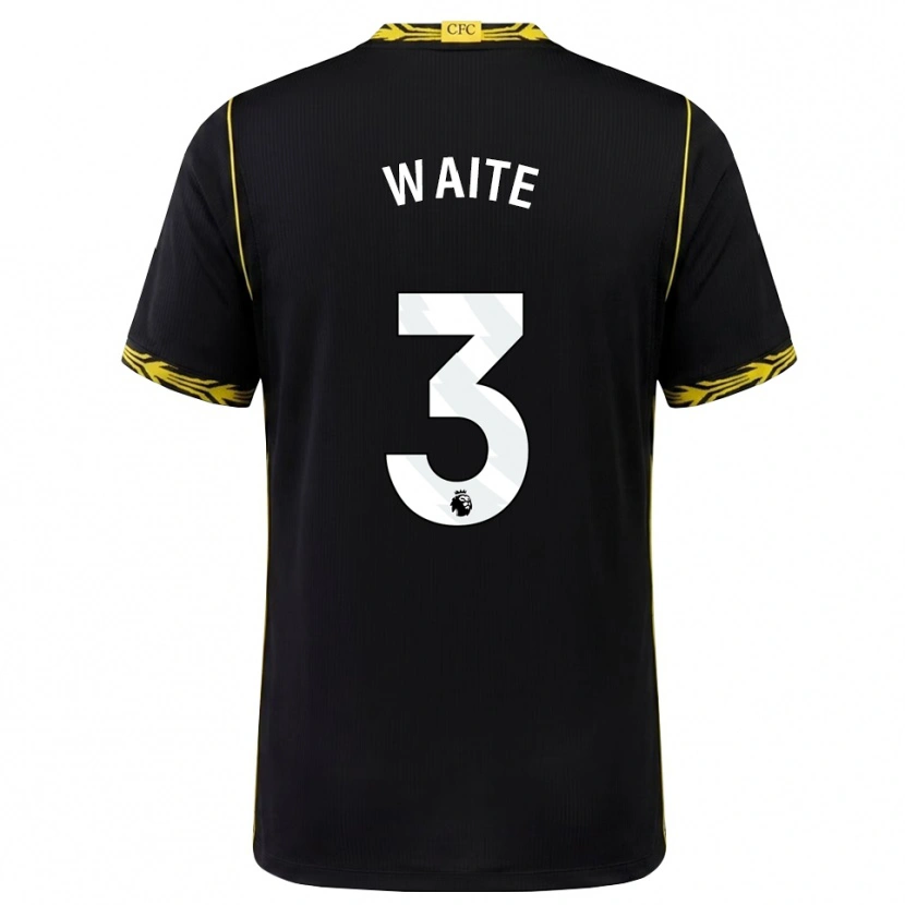 Danxen Dames Dante Waite #3 Zwart Geel Uitshirt Uittenue 2026/27 T-Shirt