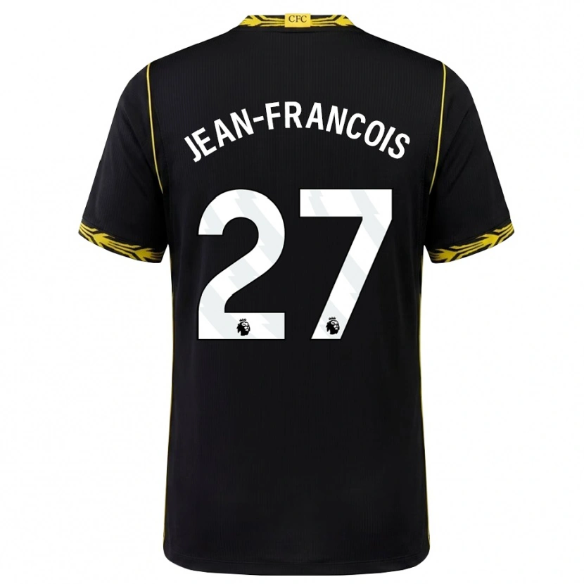 Danxen Dames Oriane Jean-Francois #27 Zwart Geel Uitshirt Uittenue 2026/27 T-Shirt
