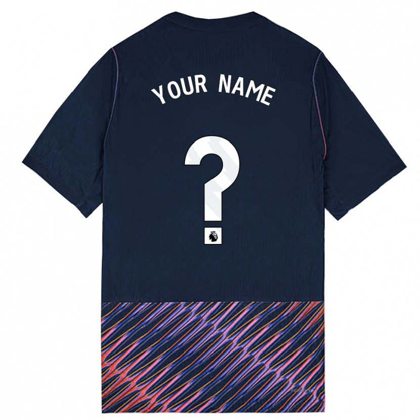 Danxen Dames Uw Naam #0 Koninklijk Blauw Wit Uitshirt Uittenue 2026/27 T-Shirt