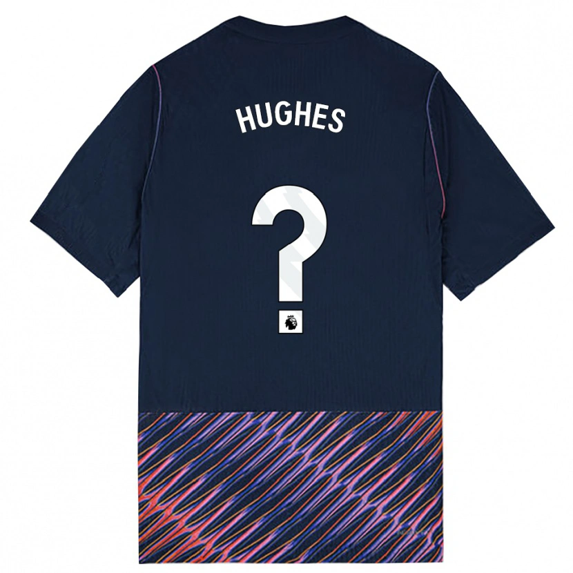 Danxen Dames Harry Hughes #0 Koninklijk Blauw Wit Uitshirt Uittenue 2026/27 T-Shirt