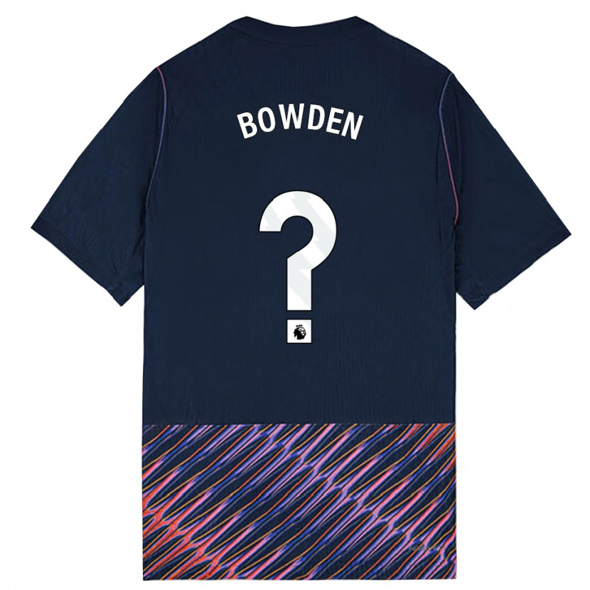 Danxen Dames Jamie Bowden #0 Koninklijk Blauw Wit Uitshirt Uittenue 2026/27 T-Shirt