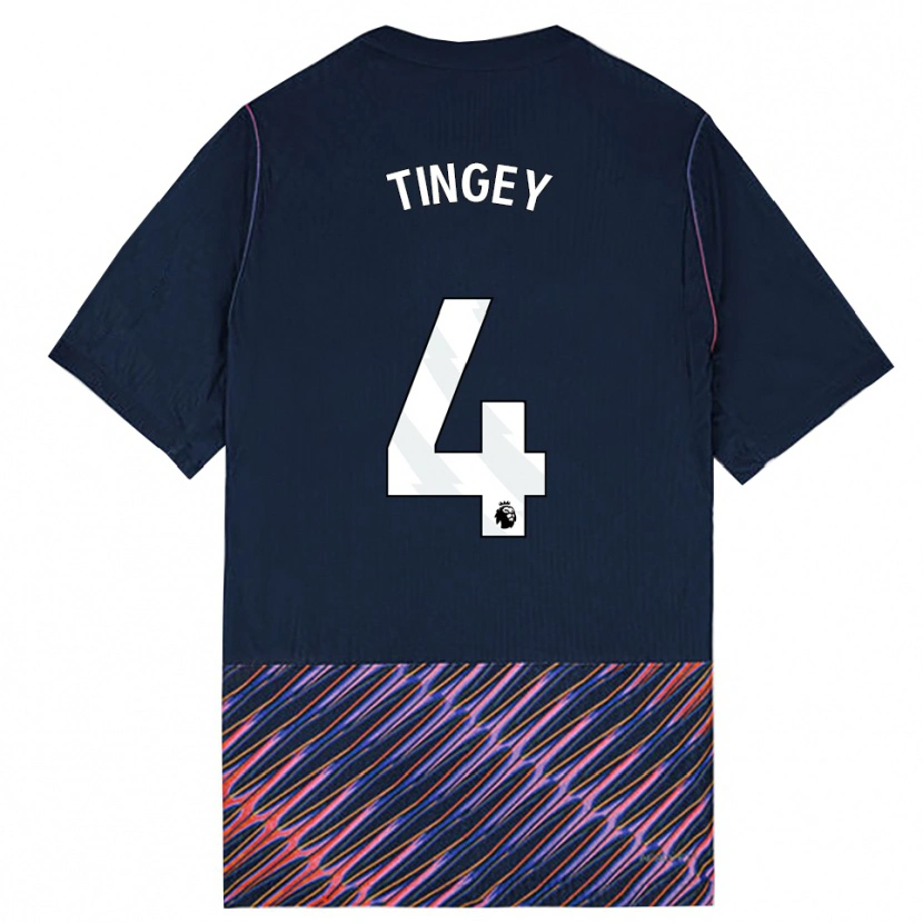 Danxen Dames Tyler Tingey #4 Koninklijk Blauw Wit Uitshirt Uittenue 2026/27 T-Shirt