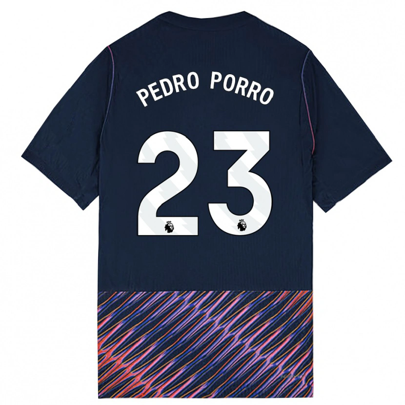 Danxen Dames Pedro Porro #23 Koninklijk Blauw Wit Uitshirt Uittenue 2026/27 T-Shirt