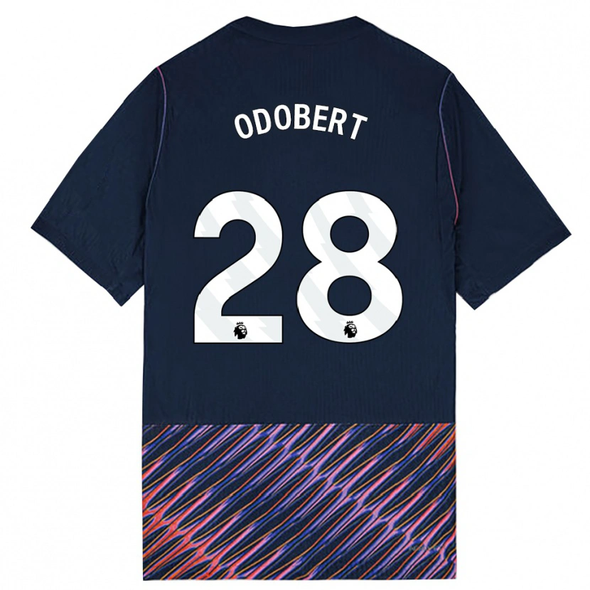 Danxen Dames Wilson Odobert #28 Koninklijk Blauw Wit Uitshirt Uittenue 2026/27 T-Shirt