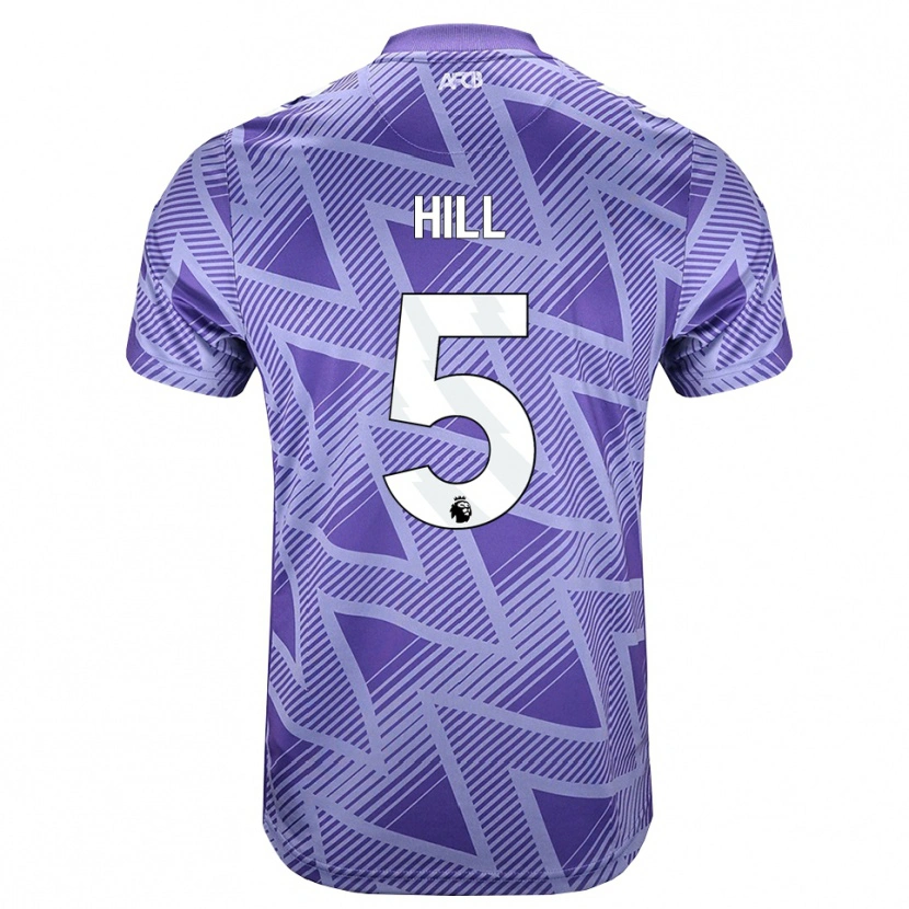Danxen Dames James Hill #5 Licht Violet Rood Wit Uitshirt Uittenue 2026/27 T-Shirt