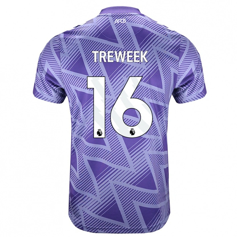 Danxen Dames Jess Treweek #16 Licht Violet Rood Wit Uitshirt Uittenue 2026/27 T-Shirt