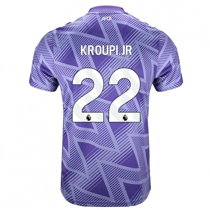 Danxen Dames Junior Kroupi #22 Licht Violet Rood Wit Uitshirt Uittenue 2026/27 T-Shirt