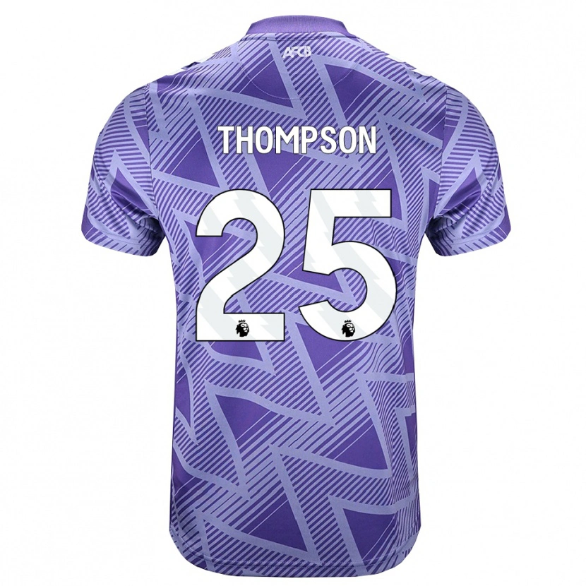 Danxen Dames Kenni Thompson #25 Licht Violet Rood Wit Uitshirt Uittenue 2026/27 T-Shirt