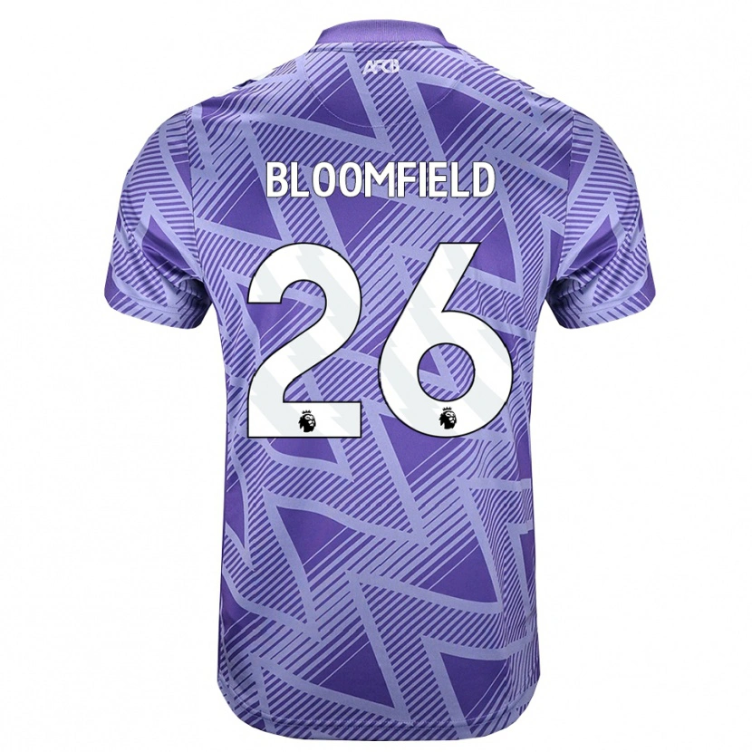 Danxen Dames Erin Bloomfield #26 Licht Violet Rood Wit Uitshirt Uittenue 2026/27 T-Shirt