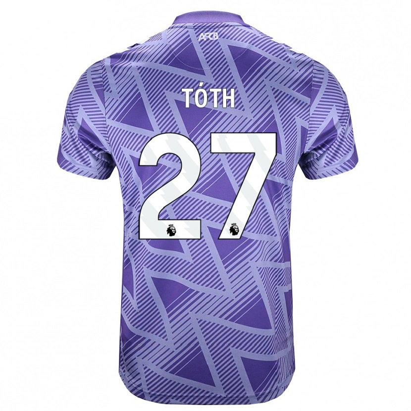 Danxen Dames Alex Tóth #27 Licht Violet Rood Wit Uitshirt Uittenue 2026/27 T-Shirt
