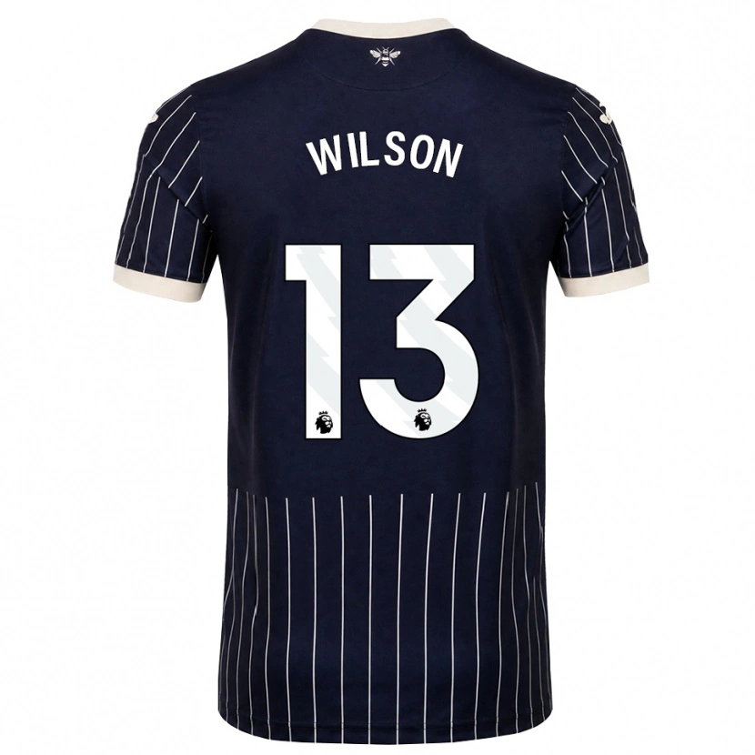 Danxen Dames Callum Wilson #13 Zwart Wit Uitshirt Uittenue 2026/27 T-Shirt