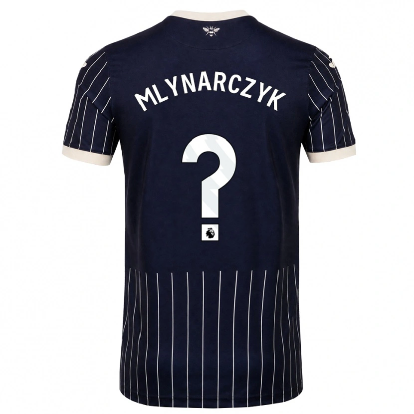 Danxen Dames Adam Mlynarczyk #0 Zwart Wit Uitshirt Uittenue 2026/27 T-Shirt