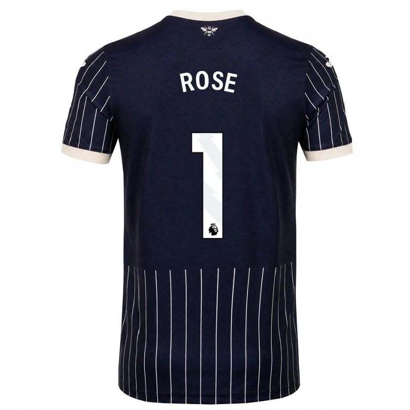 Danxen Dames Reggie Rose #1 Zwart Wit Uitshirt Uittenue 2026/27 T-Shirt