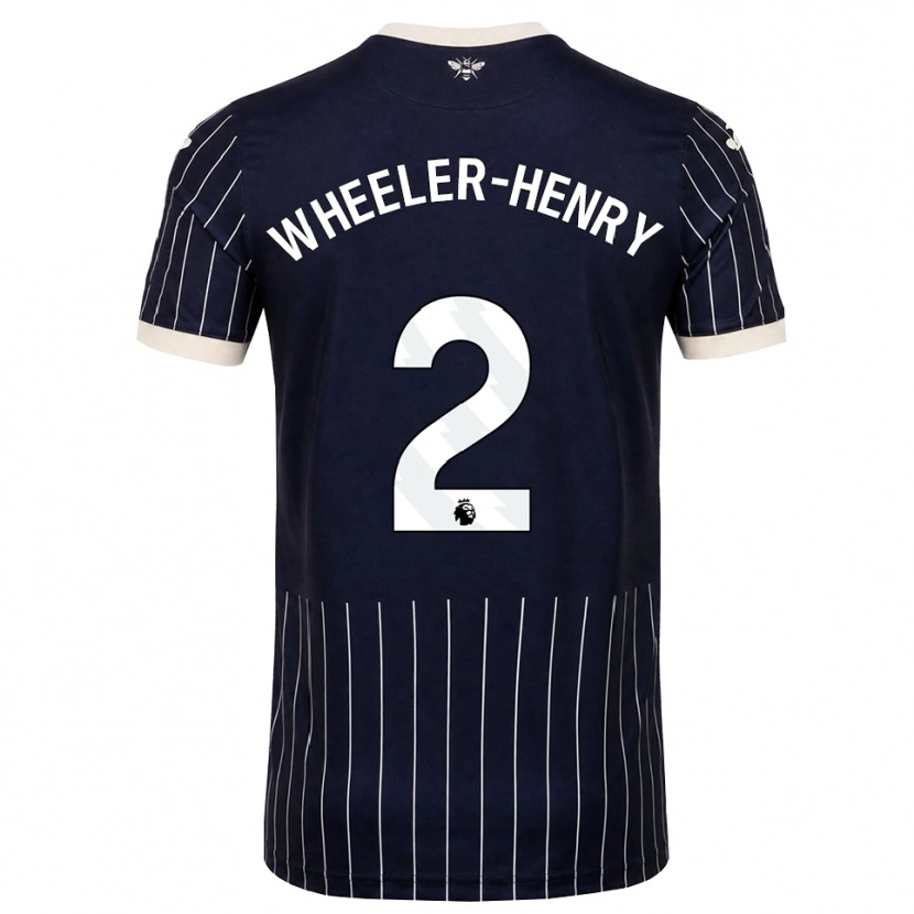 Danxen Dames Joseph Wheeler-Henry #2 Zwart Wit Uitshirt Uittenue 2026/27 T-Shirt