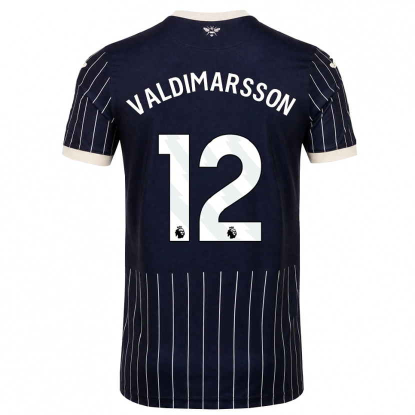 Danxen Dames Hákon Valdimarsson #12 Zwart Wit Uitshirt Uittenue 2026/27 T-Shirt
