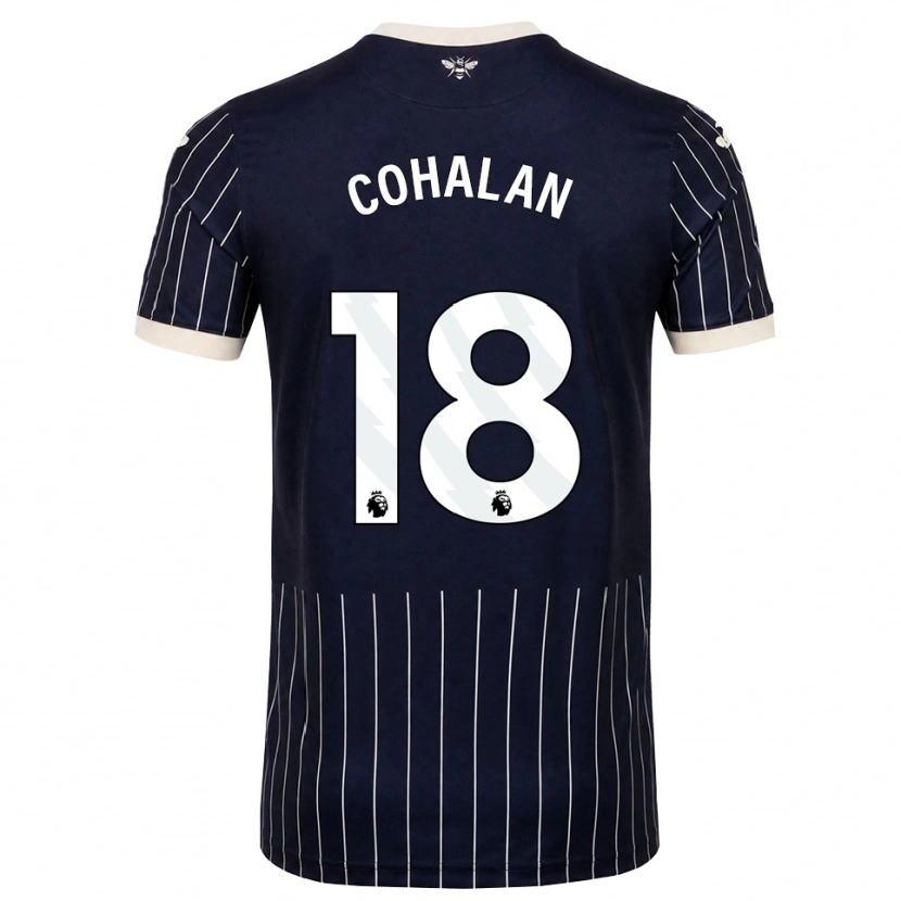 Danxen Dames Chris Cohalan #18 Zwart Wit Uitshirt Uittenue 2026/27 T-Shirt