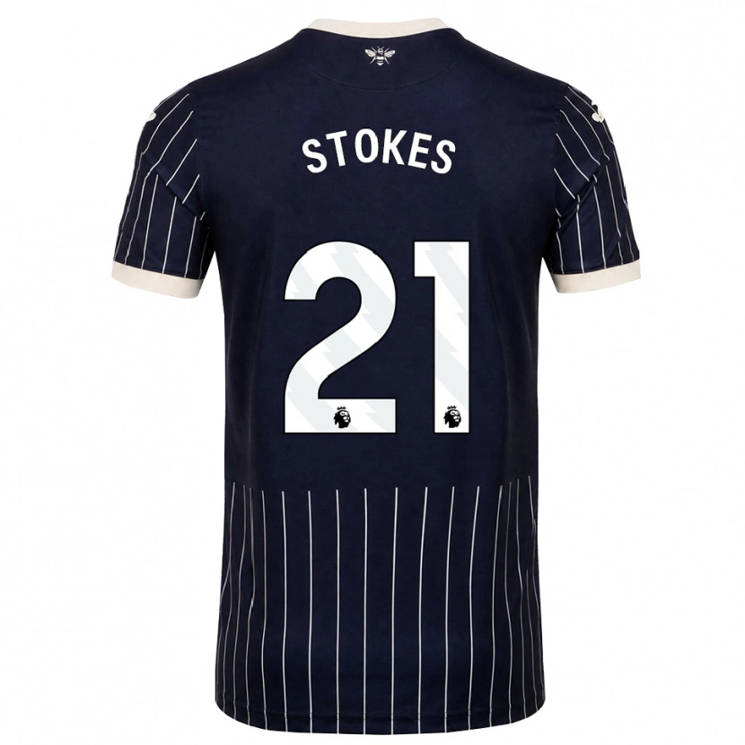 Danxen Dames Aidan Stokes #21 Zwart Wit Uitshirt Uittenue 2026/27 T-Shirt