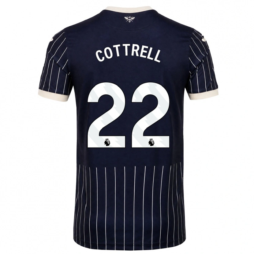 Danxen Dames Eleonora Cottrell #22 Zwart Wit Uitshirt Uittenue 2026/27 T-Shirt