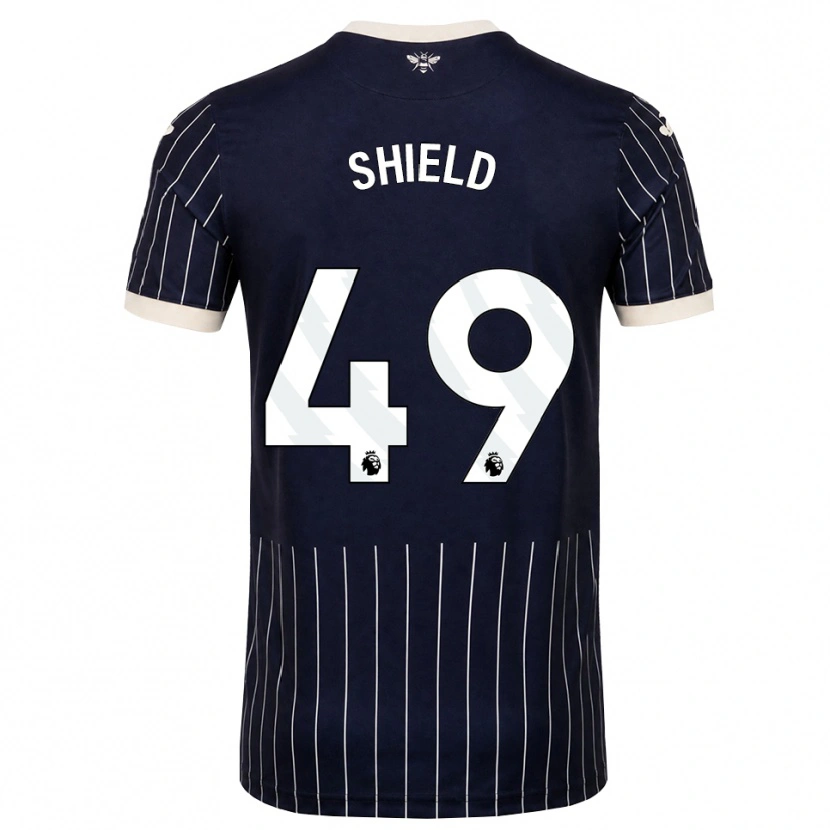 Danxen Dames Ollie Shield #49 Zwart Wit Uitshirt Uittenue 2026/27 T-Shirt