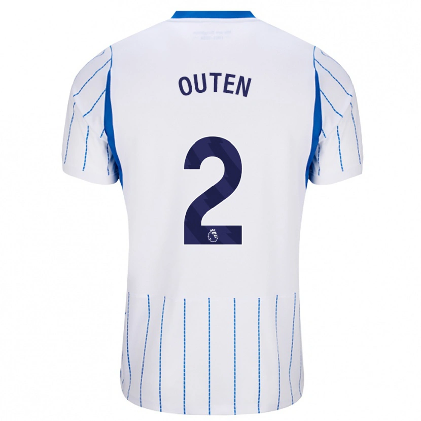 Danxen Dames Theo Outen #2 Hemelsblauw Wit Uitshirt Uittenue 2026/27 T-Shirt