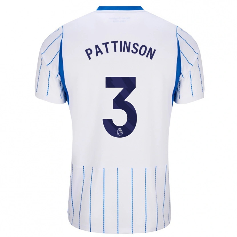 Danxen Dames Poppy Pattinson #3 Hemelsblauw Wit Uitshirt Uittenue 2026/27 T-Shirt