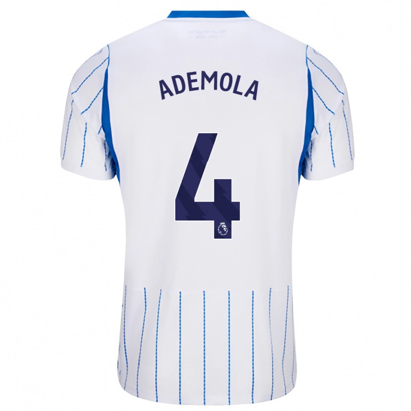 Danxen Dames Sebastian Ademola #4 Hemelsblauw Wit Uitshirt Uittenue 2026/27 T-Shirt