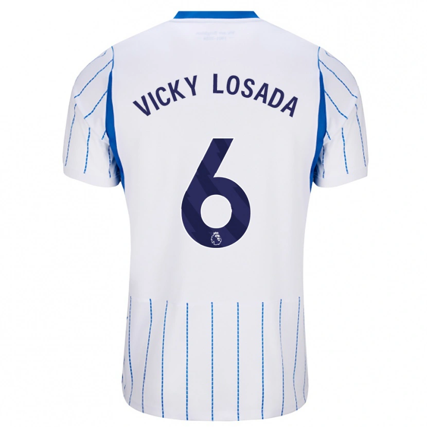 Danxen Dames María Victoria Losada Gómez #6 Hemelsblauw Wit Uitshirt Uittenue 2026/27 T-Shirt