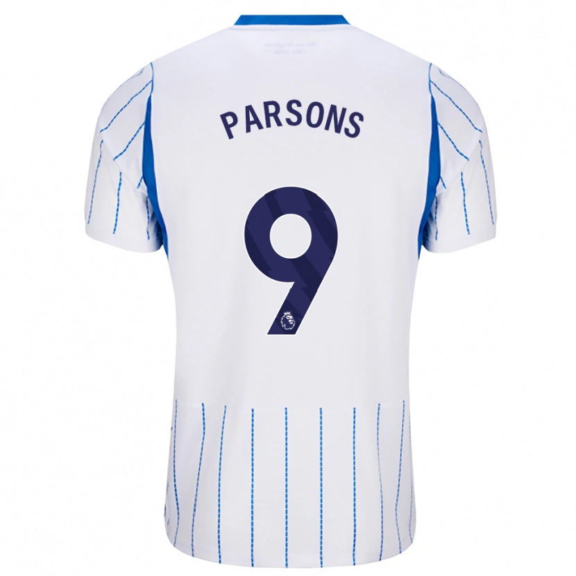 Danxen Dames Jacob Parsons #9 Hemelsblauw Wit Uitshirt Uittenue 2026/27 T-Shirt