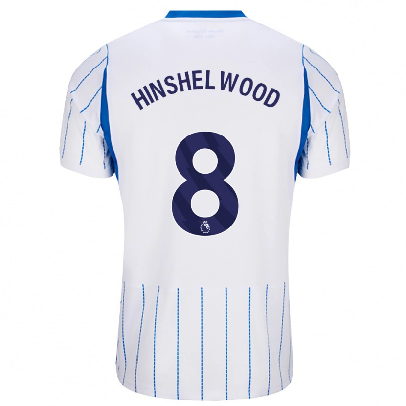 Danxen Dames Jack Hinshelwood #8 Hemelsblauw Wit Uitshirt Uittenue 2026/27 T-Shirt