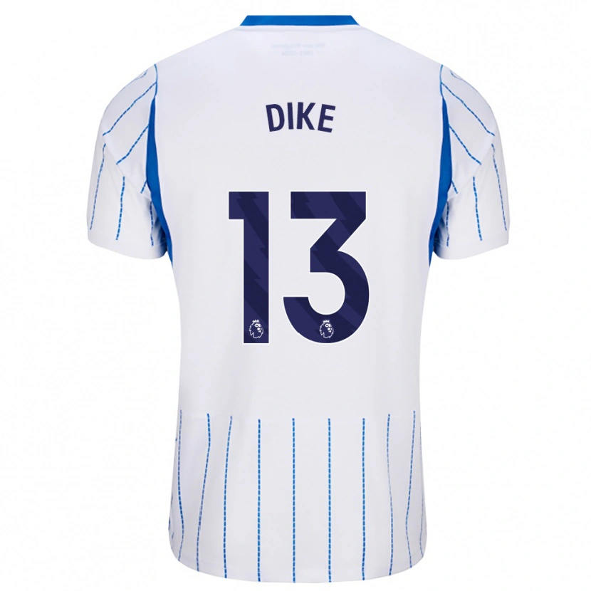 Danxen Dames Michael Dike #13 Hemelsblauw Wit Uitshirt Uittenue 2026/27 T-Shirt