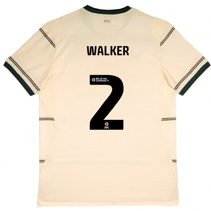 Danxen Dames Kyle Walker #2 Beige Bordeaux Uitshirt Uittenue 2026/27 T-Shirt