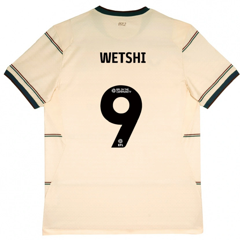 Danxen Dames Benji Wetshi #9 Beige Bordeaux Uitshirt Uittenue 2026/27 T-Shirt