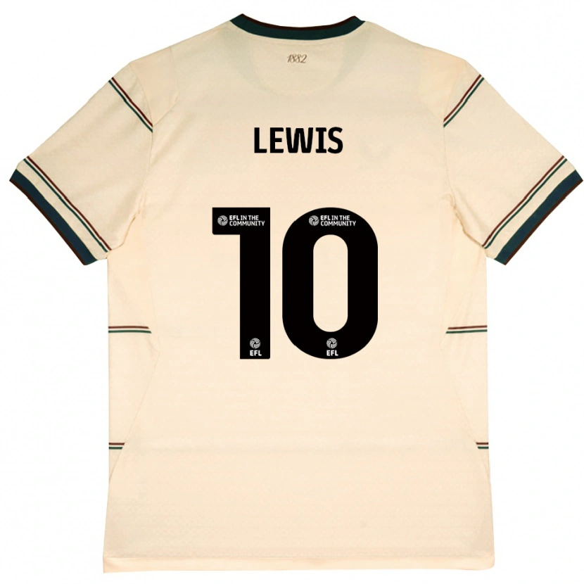 Danxen Dames James Lewis #10 Beige Bordeaux Uitshirt Uittenue 2026/27 T-Shirt