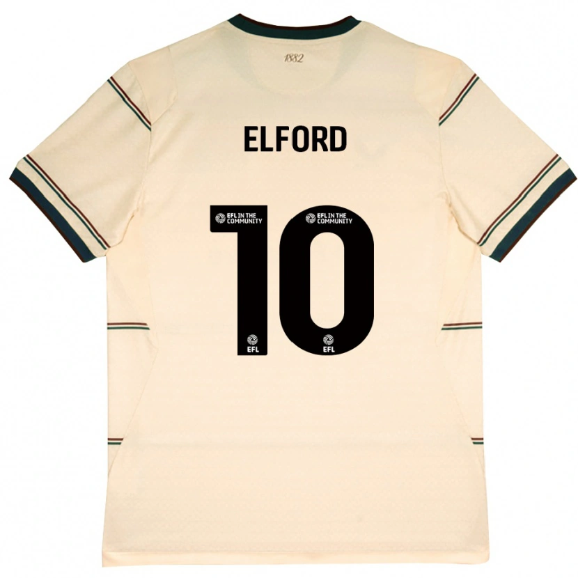 Danxen Dames Laura Elford #10 Beige Bordeaux Uitshirt Uittenue 2026/27 T-Shirt