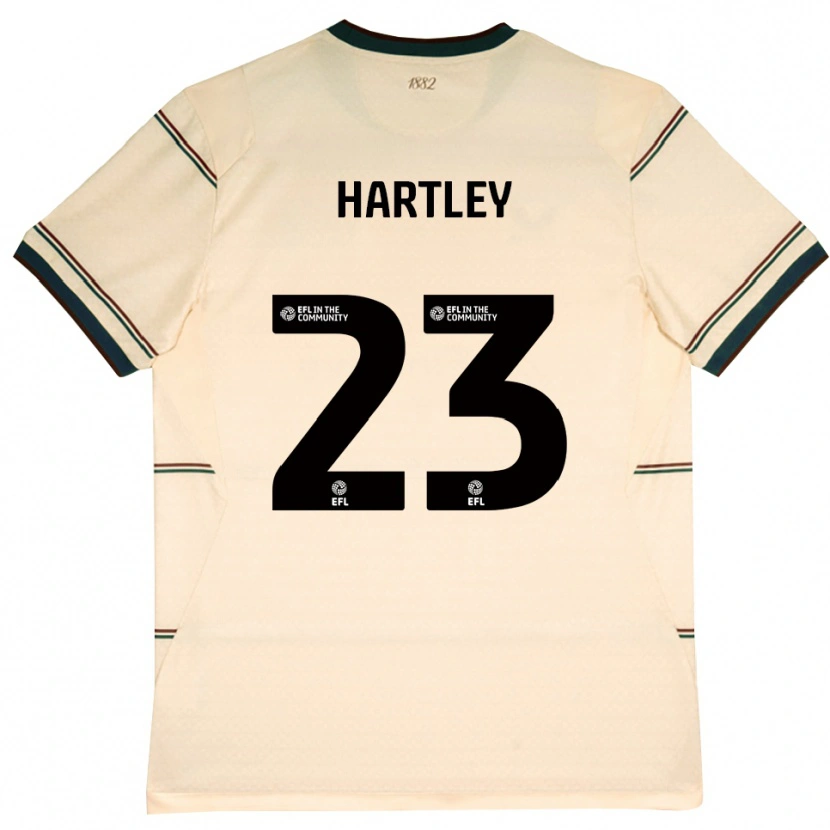 Danxen Dames Naomi Hartley #23 Beige Bordeaux Uitshirt Uittenue 2026/27 T-Shirt
