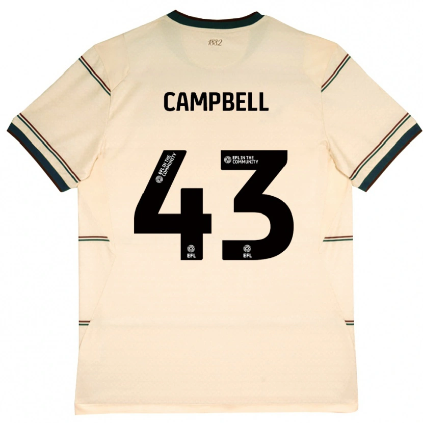 Danxen Dames Murray Campbell #43 Beige Bordeaux Uitshirt Uittenue 2026/27 T-Shirt