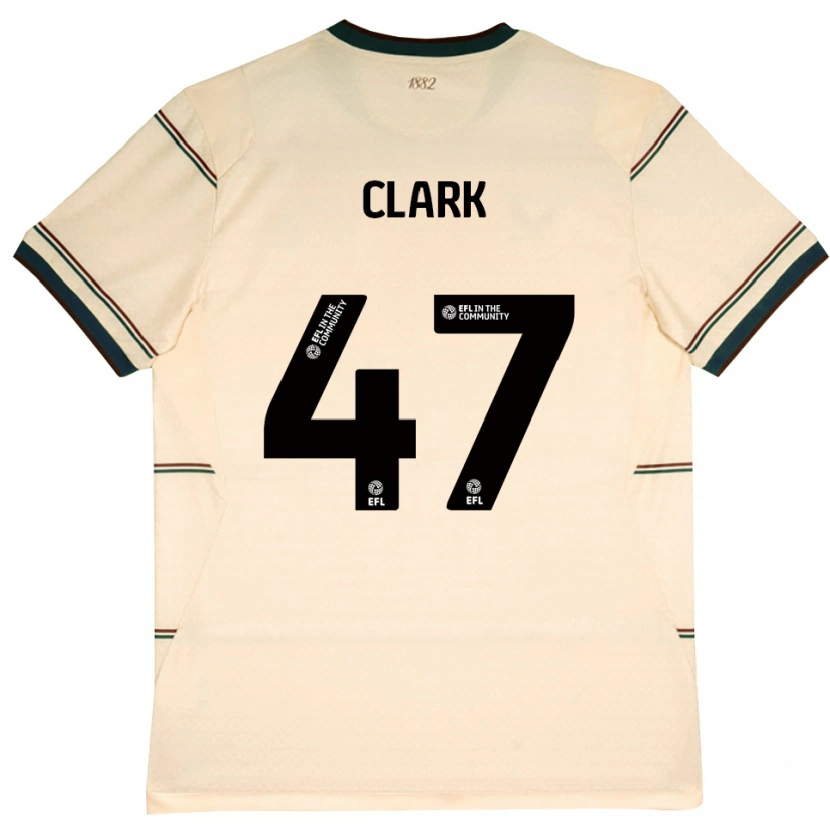 Danxen Dames Ellis Clark #47 Beige Bordeaux Uitshirt Uittenue 2026/27 T-Shirt