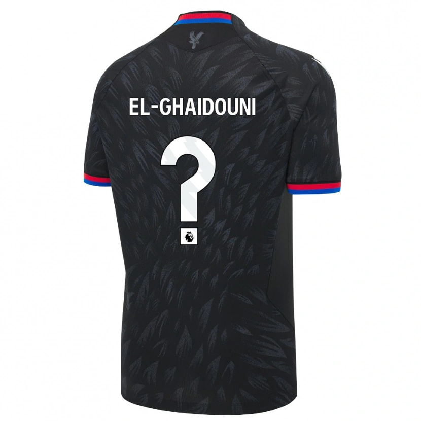 Danxen Dames Nabil El-Ghaidouni Taitt #0 Zwart Blauw Rood Uitshirt Uittenue 2026/27 T-Shirt