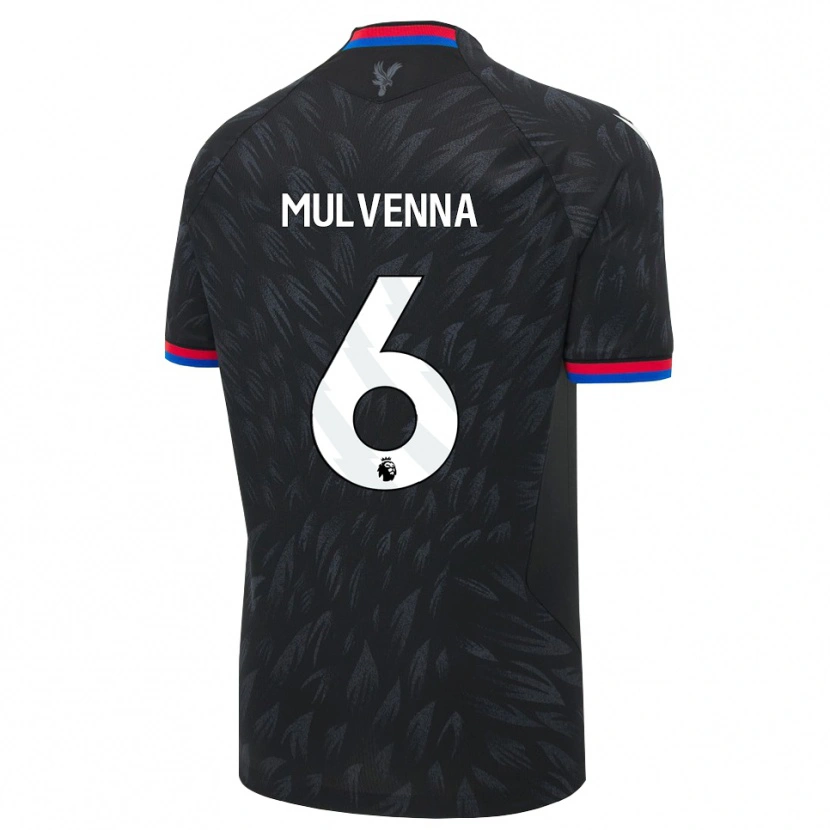 Danxen Dames Alfie Mulvenna #6 Zwart Blauw Rood Uitshirt Uittenue 2026/27 T-Shirt