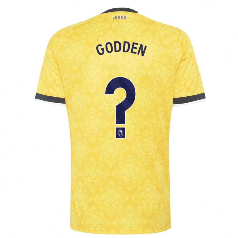 Danxen Dames Scott Godden #0 Geel Wit Zwart Uitshirt Uittenue 2026/27 T-Shirt