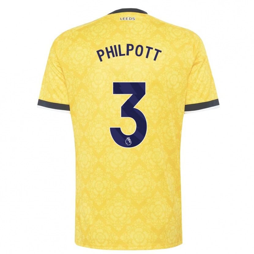 Danxen Dames Louie Philpott #3 Geel Wit Zwart Uitshirt Uittenue 2026/27 T-Shirt