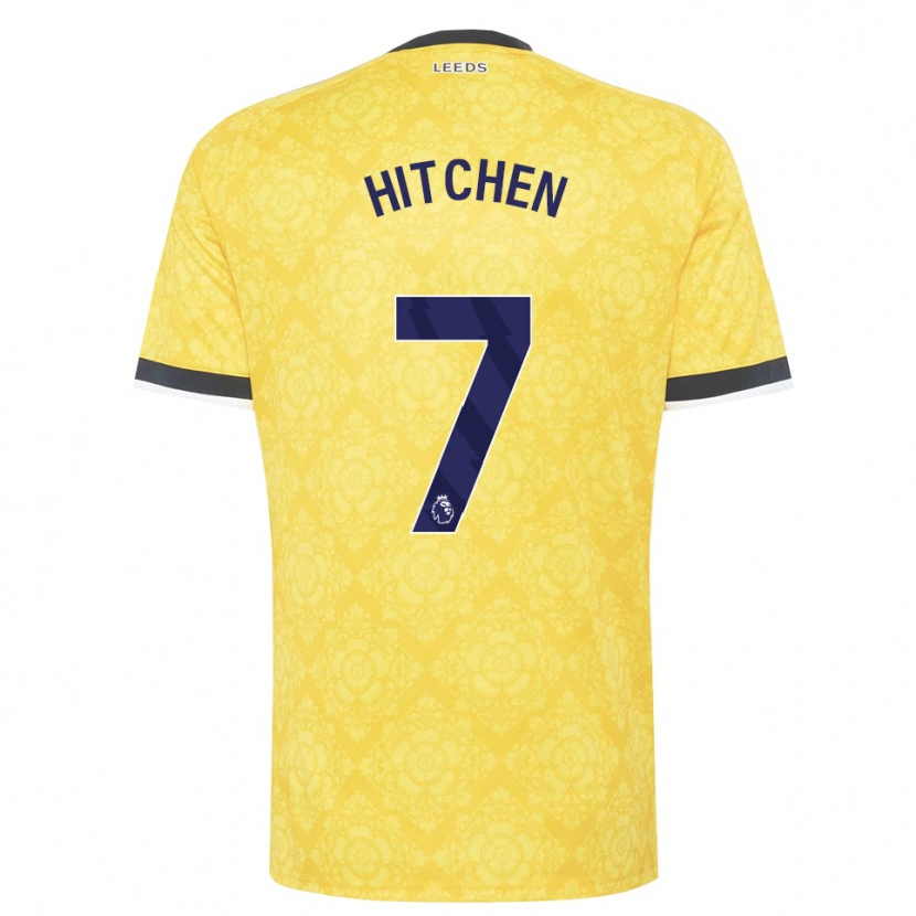 Danxen Dames Zach Hitchen #7 Geel Wit Zwart Uitshirt Uittenue 2026/27 T-Shirt