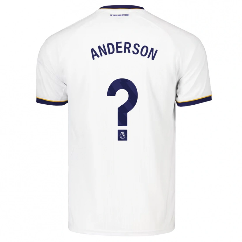 Danxen Dames Joseph Anderson #0 Middernachtblauw Wit Geel Uitshirt Uittenue 2026/27 T-Shirt