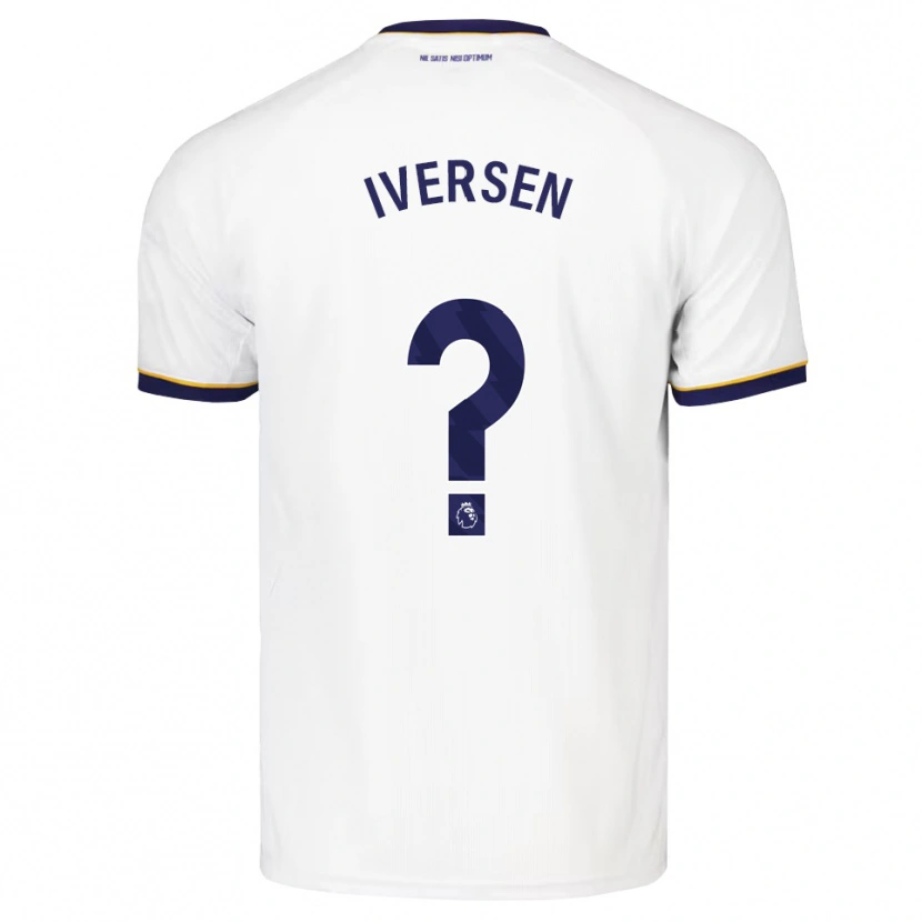 Danxen Dames Einar Iversen #0 Middernachtblauw Wit Geel Uitshirt Uittenue 2026/27 T-Shirt